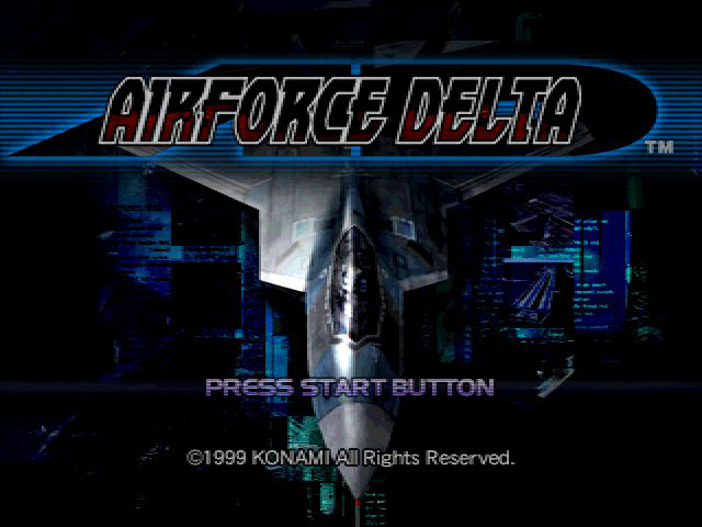 Airforce Delta Title Screen